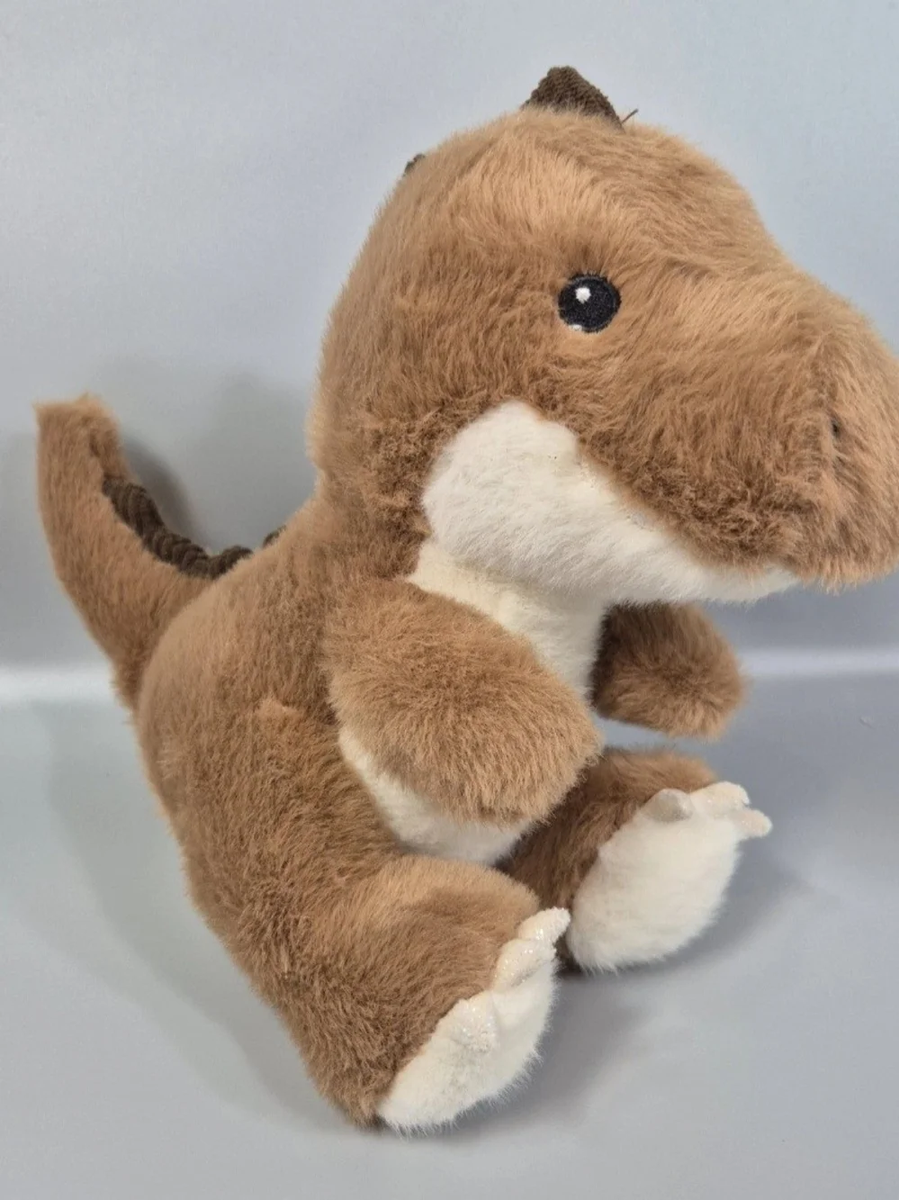 Hobby Lobby 8 Inch Brown T-Rex Dinosaur Plush Soft Clean Pre Loved